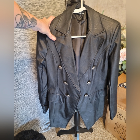 New collection pleather Jacket - Picture 1 of 5